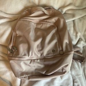 Pink lulu backpack